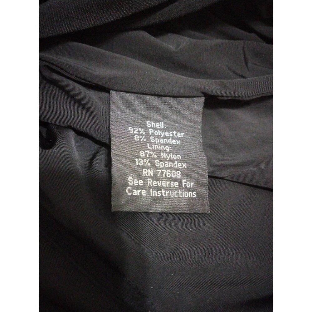 J. Peterman Women's Black Dress Cap Sleeve - Picture 6 of 7